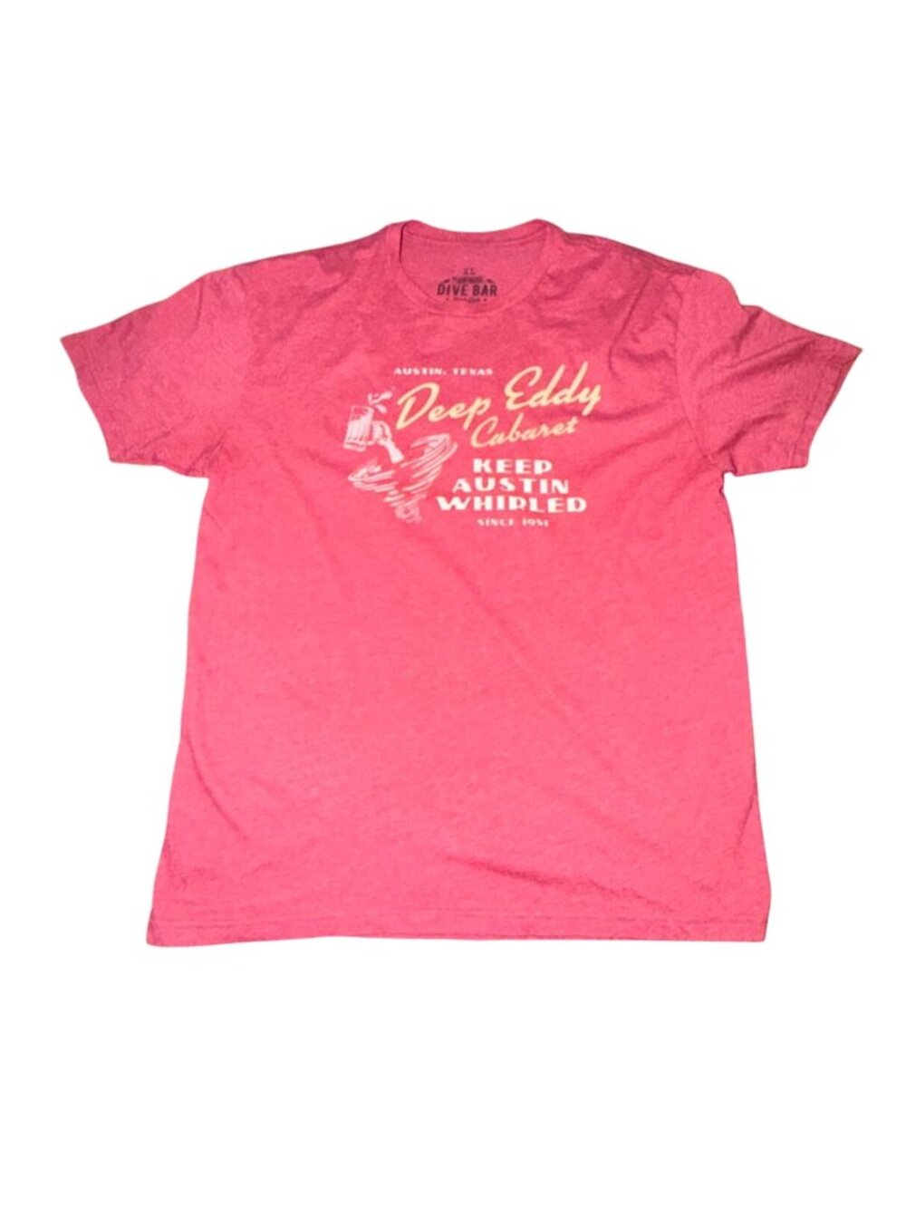 Dive Bar Shirt Club-Deep Eddy Cabaret-Austin, TX-Mens T-Shirt-XL-Red-GUC